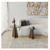 Hanah home Set bočnih stočića Luna 2 Bronzie Orah | Eponuda.com