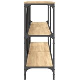  Konzolni stol boja hrasta sonome 160x30x75 cm od drva i željeza | shoptok.hr