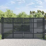  Vrtna vrata antracit 400x175 cm čelik | shoptok.hr