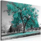  Slika - Autumn in the Park (1 Part) Wide Turquoise 120x80 | shoptok.hr