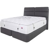 Esposa POSTELJA BOXSPRING 180 cm x 200 cm , tekstil, leseni material siva Cene