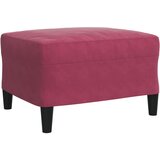  3-dijelni set sofa s jastucima crvena boja vina baršunasti | shoptok.hr