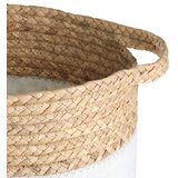 Eglo 426584 - SET 2x dekorativne korpe NANAE 30x31 cm bela/bež | Eponuda.com