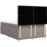  Krevet s oprugama i madracem smeđesivi 140x200 cm tkanina | shoptok.hr