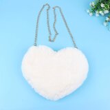 Venisymlis Mobilna Denarnica, Plišasta Torba Za Čez Ramo V Obliki Srca Z Verižico, Srčkana Puhasta Torba Za Čez Ramo Za Ženske, (22069982) | Shoptok.si