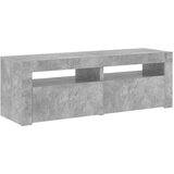TV ormarić s LED svjetlima siva boja betona 120 x 35 x 40 cm | Eponuda.ba