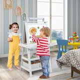  3 u 1 dječja dvostrana slikarska tabla, tabla i crtaći papir, stojeća tabla, bijela | shoptok.hr