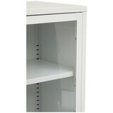 Premier Housewares Bela jeklena vitrina 75x150x35 cm Acier – | Shoptok.si