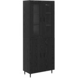  Highboard 2 kom. Crni hrast 69,5 x 34 x 180 cm | shoptok.hr