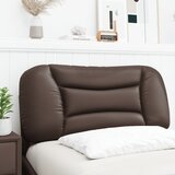  Jastuk za uzglavlje Hvar smeđi 80 cm od umjetne kože | shoptok.hr