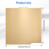 Aldor Build Plate 257 &amp;times; 257 mm &amp;ndash; Double-Sided PEI kompatibilna sa Bambu Lab A1, P1 i X1 Series Slike