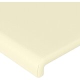  Uzglavlje s ušima krem 163x23x118/128 cm od umjetne kože | shoptok.hr