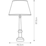Elstead DL-STRASBOURG-TL - Stona lampa STRASBOURG 1xE27/60W/230V | Eponuda.com