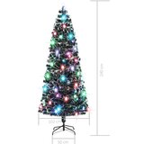  Umjetno božićno drvce sa stalkom LED 240 cm optička vlakna | shoptok.hr
