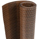 vidaXL Balkonski zasloni 10 kom smeđi i crni 255 x 19 cm od poliratana | shoptok.hr