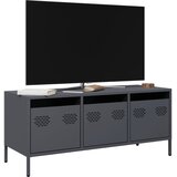 vidaXL TV omarica antracitna 101,5x39x43,5 cm hladno valjano jeklo Cene
