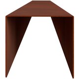 Profil za rubove vrta 2 kom. 100 x 6 x 5 cm Otporni čelik Rđa Slike