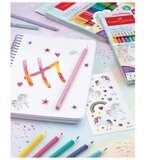  BOJE DRVENE 10BOJA GRIP 2001 PLUS 3BOJE DRVENE SPARKLE PASTEL UNICORN FABER CASTELL 201542 BLISTER | Shoptok.si
