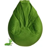 lazy bag - zelena - bez veza, obim 210cm, visina 90cm - do 5god