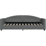  Dnevni krevet s madracem tamnosivi 80 x 200 cm od tkanine | shoptok.hr