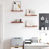  Polica na zidu 4 pcs Crvena 40 x 9 x 3 cm Konstruirano drvo | shoptok.hr