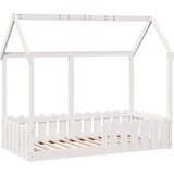 vidaXL Okvir kreveta za dječju kućicu bijeli 80 x 160 cm borovina | shoptok.hr
