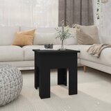  Stolić za kavu crni 40 x 40 x 42 cm od konstruiranog drva | Eponuda.ba