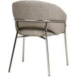 House Nordic Svetlo siv jeklen jedilni stol z nasloni za roke Costa – | Shoptok.si