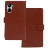 INORCO IDEWEI Za Realme C33 2023 4G/C33 4G mobilni telefon denarnica ovitek Crazy Horse tekstura usnjena torbica za telefon s stojalom, (22035787) Cene