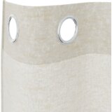  Zavjese sa zavjesama 2 pcs Krem 140 x 245 cm Poliester | shoptok.hr