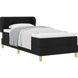 vidaXL Crni Box Spring Krevet s Madracem, 100x200 cm, Tkanina | shoptok.hr