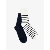 Koton Striped Socks Set of 2