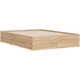  Okvir za krevet s ladicama boja hrasta 135x190 cm drveni | Eponuda.com