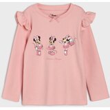 Sinsay Pamučna Majica s Volanom i Printom Minnie Mouse | shoptok.hr