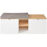 XORA GARDEROBNA KLOP bela, hrast artisan | Shoptok.si