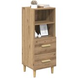 vidaXL Strani šal artisan hrast 34 x 34.5 x 90 cm Konstruiran les | Shoptok.si