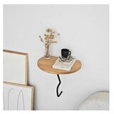 Hanah home zidna polica leo black oak