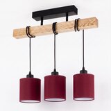Brilagi Plafonski luster NUBILA 3xE27/60W/230V borovina/pompejska crvena | Eponuda.com