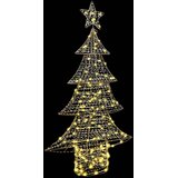  Božićno drvce s 160 LED svjetlima Topla bijela 151 cm PET | Eponuda.ba