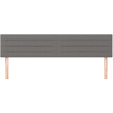  Posteljno vzglavje 2 kosa temno sivo 90x5x78/88 cm blago, (20952906) | Shoptok.si