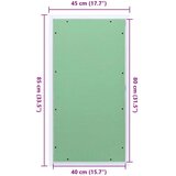 PANEL s aluminijskim okvirom i gipsom 400x800 mm | shoptok.hr