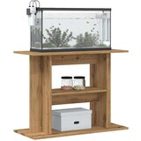vidaXL Stalak za akvarij Artisan hrast 80x35x60 cm izrađeno drvo | shoptok.hr