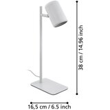 Eglo stolna lampa ceppino led GU10 4.5W 345LM 3000K bijela | shoptok.hr