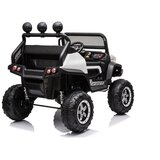 Lean_Toys Otroško vozilo Mercedes Unimog S 12V 4x4 bela lak lea | Shoptok.si
