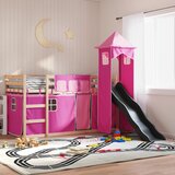  The living store pograd s toboganom in zavesami roza 90x190 cm - pograd, (21491027) | Shoptok.si