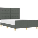  Krevet od tamno sive tkanine 160x200 cm | shoptok.hr