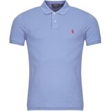Polo Ralph Lauren Polo majice kratki rokavi POLO AJUSTE SLIM FIT EN COTON BASIC MESH Modra | Shoptok.si