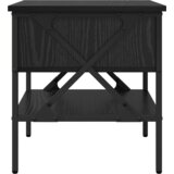 vidaXL Noćni ormarić Crni hrast 40x42x45 cm Konstruirano drvo | shoptok.hr