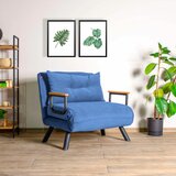  sando single - blue blue 1-Seat sofa-bed Cene