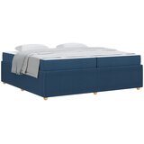  Krevetna konstrukcija s madracem Plava 200 x 200 cm tkanina | Eponuda.com